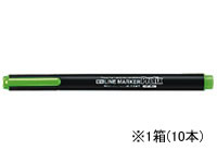 コクヨ 蛍光OAマーカープリフィクス シングル ライトグリーン10本 PML102G 1箱（ご注文単位1箱)【直送品】