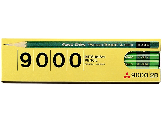 三菱鉛筆 鉛筆 六角事務用 2B 12本 K90002B 1打（ご注文単位1打)【直送品】