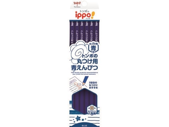 トンボ鉛筆 ippo!丸つけ用青えんぴつ ダース箱 CV-KIP 1打（ご注文単位1打)【直送品】