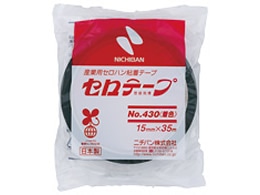 ニチバン セロテープ 着色 NO.430 15mm×35m 緑 4303-15 1巻（ご注文単位1巻)【直送品】