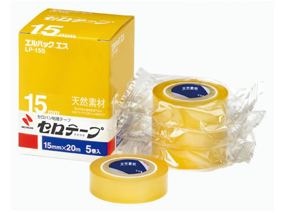 ニチバン セロテープ 小巻 エルパックエス 15mm×20m LP-15S 1箱（ご注文単位1箱)【直送品】