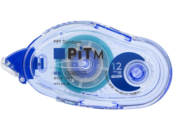 トンボ鉛筆 テープのり ピットテープM 接着タイプ 12mm 1個（ご注文単位1個)【直送品】