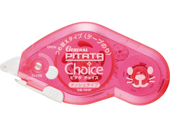 ゼネラル テープのり PITATA Choice 本体 ピンク GB-701P 1個（ご注文単位1個)【直送品】