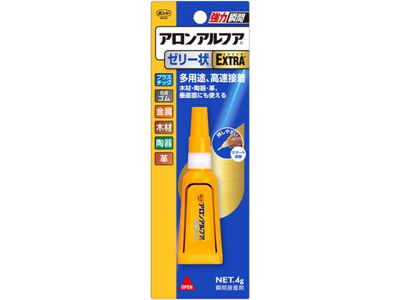 コニシ ボンドアロンアルファEXTRA ゼリー状スリム 4g #05273 1個（ご注文単位1個)【直送品】