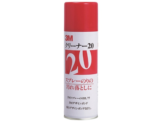 3M クリーナー20 3Mスプレーのり55.77の汚れ落し用 330ml 1本（ご注文単位1本)【直送品】