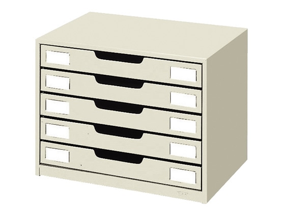 コクヨ レターケース スチール引き出しタイプ A4横5段 LC-Y5M 1個（ご注文単位1個)【直送品】