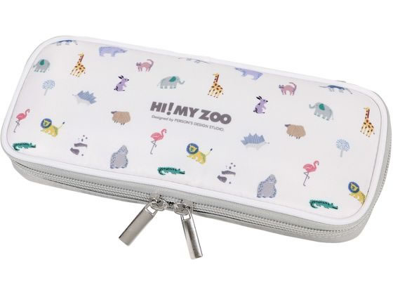 クツワ HI!MY ZOO 筆箱型 ペンケース カラー HZ033A 1個（ご注文単位1個)【直送品】