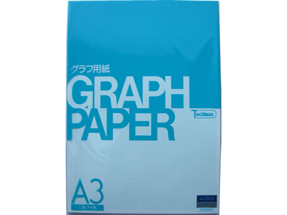 SAKAEテクニカルペーパー グラフ用紙 2mmグラフ 上質紙 方眼 A3 1冊（ご注文単位1冊)【直送品】