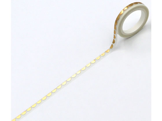 ワールドクラフト キラキラマスキングテープ Semicircle 5mm×5m 1巻（ご注文単位1巻)【直送品】