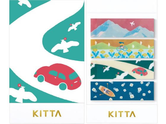 キングジム KITTA クリア(フウケイ) 40片 KITT010 1冊（ご注文単位1冊)【直送品】