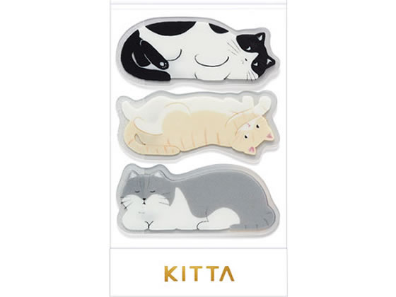 キングジム KITTA クリア (ネコ) 21片 KITT016 1冊（ご注文単位1冊)【直送品】