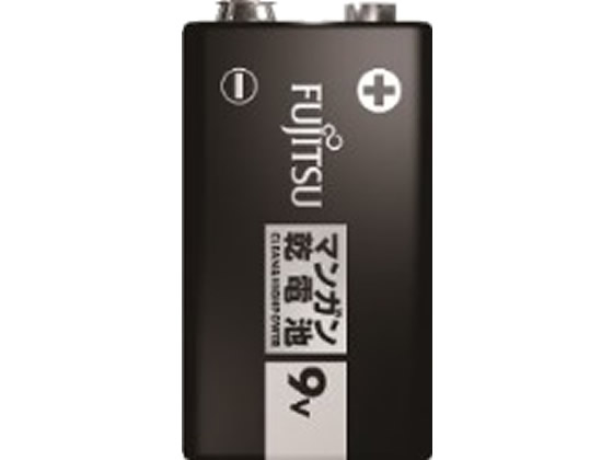 富士通 マンガン乾電池9V形 6F22U(S) 1個（ご注文単位1個)【直送品】