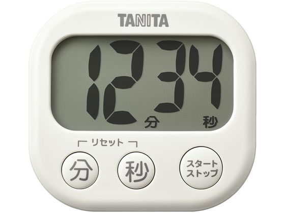 タニタ 抗菌でか見えタイマー アイボリー TD429IV 1個（ご注文単位1個)【直送品】