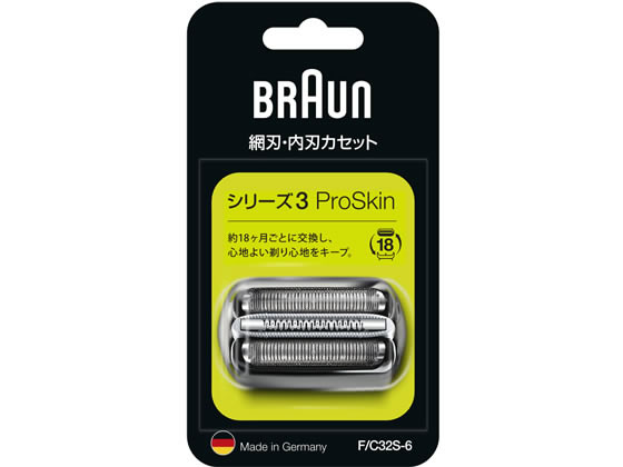 ブラウン シェーバー替刃 カセット刃(網刃+内刃一体型) F C32S-6 1個（ご注文単位1個)【直送品】