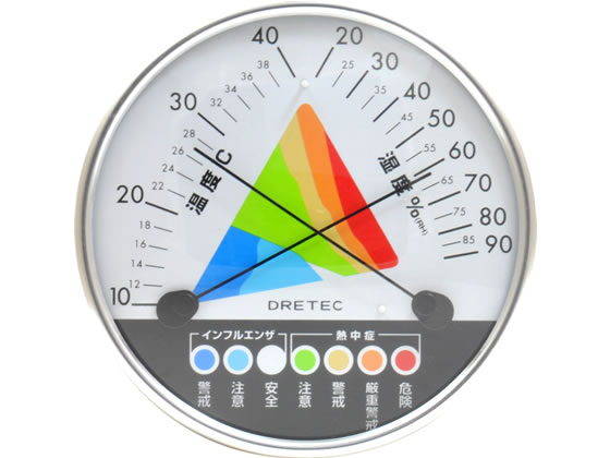 ドリテック 温湿度計 O-311WT 1個（ご注文単位1個)【直送品】
