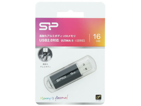 シリコンパワー USBフラッシュドライブ 16GB SP016GBUF2M01V1K 1個（ご注文単位1個)【直送品】