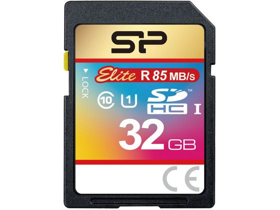 シリコンパワー UHS-1対応SDHCカード32GB SP032GBSDHAU1V10 1枚（ご注文単位1枚)【直送品】