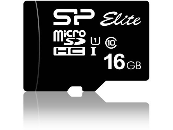 シリコンパワー microSDHC 16GB SP016GBSTHBU1V10SP 1枚（ご注文単位1枚)【直送品】