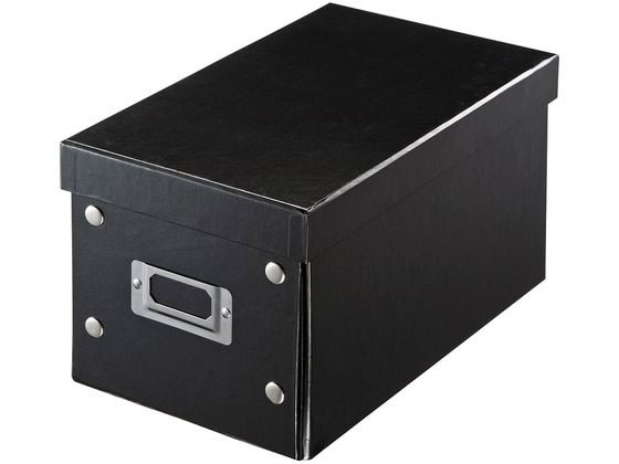 サンワサプライ 組み立て式CD BOX W165mm ブラック FCD-MT3BKN 1個（ご注文単位1個)【直送品】