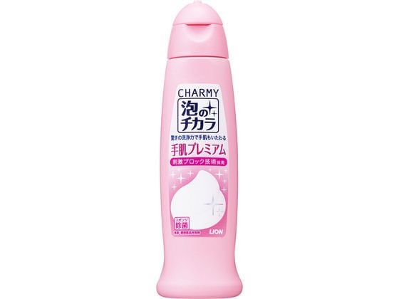 ライオン CHARMY泡のチカラ 手肌プレミアム 本体240ml 1本（ご注文単位1本)【直送品】