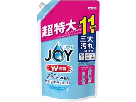 P&G 除菌ジョイコンパクト W消臭 フレッシュクリーン 超特大 1425ml 1個（ご注文単位1個)【直送品】