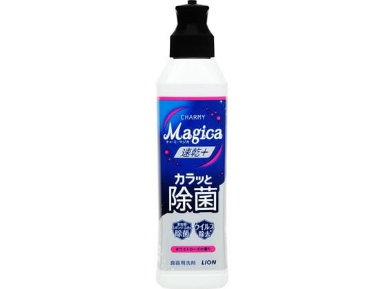 ライオン Magica 速乾+(プラス) 除菌 ホワイトローズ 本体 220ml 1個（ご注文単位1個)【直送品】