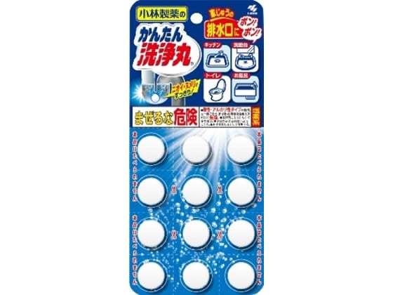 小林製薬 かんたん洗浄丸 12錠 1パック（ご注文単位1パック)【直送品】