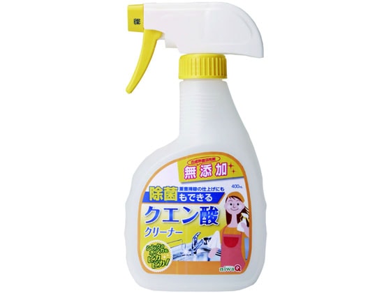 丹羽久 niwaQ 除菌もできる クエン酸 クリーナー 400ml 1個（ご注文単位1個)【直送品】