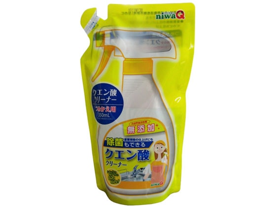 丹羽久 niwaQ 除菌もできる クエン酸 クリーナー 詰替 400ml 1個（ご注文単位1個)【直送品】