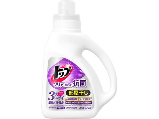 ライオン トップ クリアリキッド 抗菌 本体 900g 1個（ご注文単位1個)【直送品】