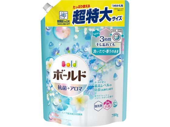 P&G ボールドジェル フラワーサボンの香り 詰替 超特大 780g 1個（ご注文単位1個)【直送品】