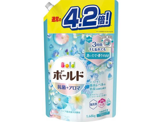 P&G ボールドジェル フラワーサボンの香り 詰替 ウルトラジャンボ1680g 1個（ご注文単位1個)【直送品】