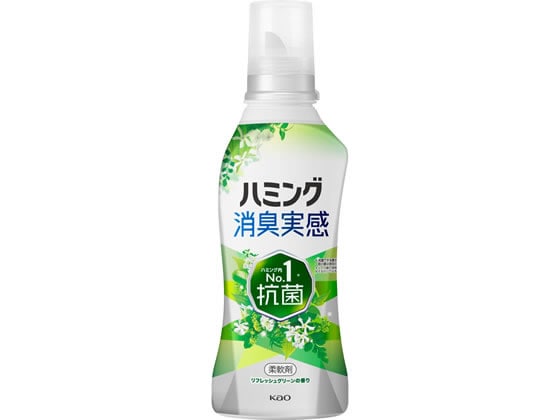 KAO ハミング消臭実感 リフレッシュグリーンの香り 本体 510ml 1本（ご注文単位1本)【直送品】