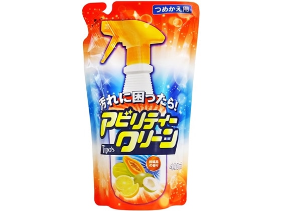 友和 ティポス アビリティークリーン 詰替 400ML 358400 1個（ご注文単位1個)【直送品】