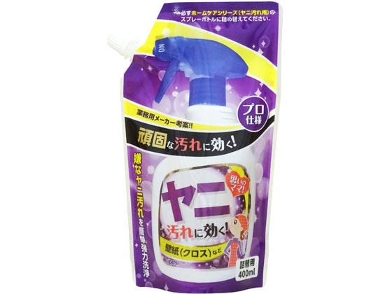 友和 ホームケアシリーズ ヤニ汚れ用 詰替用 400ml 1個（ご注文単位1個)【直送品】