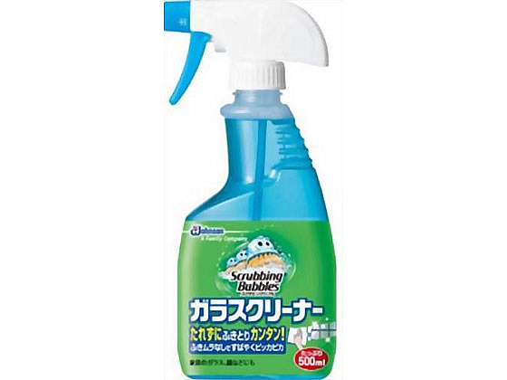 ジョンソン スクラビングバブル ガラスクリーナー本体 500ml 1本（ご注文単位1本)【直送品】