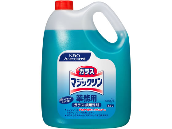 KAO ガラスマジックリン詰替 業務用4.5L 1本（ご注文単位1本)【直送品】