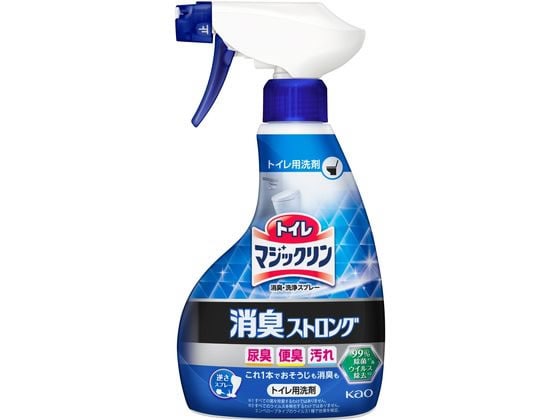 KAO トイレマジックリンスプレー 消臭ストロング 本体 400ml 1本（ご注文単位1本)【直送品】