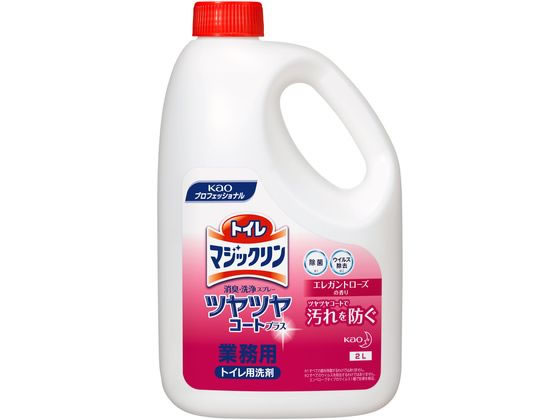 KAO トイレマジックリン消臭洗浄スプレーツヤツヤコートプラスローズ業務用2L 1本（ご注文単位1本)【直送品】