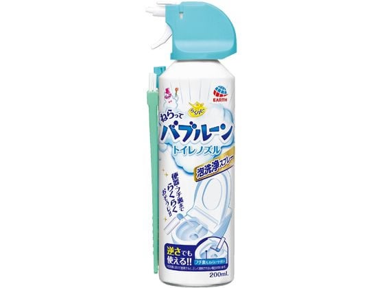 アース製薬 らくハピ ねらってバブルーン トイレノズル200ml 1個（ご注文単位1個)【直送品】