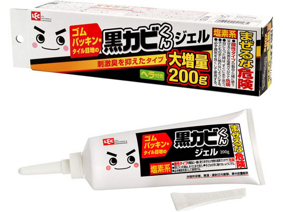 レック 激落ちくん 黒カビくん カビとり ジェル 200g ヘラ付 1個（ご注文単位1個)【直送品】