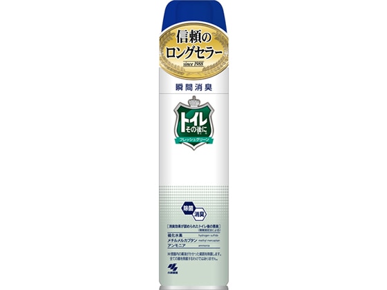 小林製薬 トイレその後に フレッシュグリーン 280ml 1本（ご注文単位1本)【直送品】