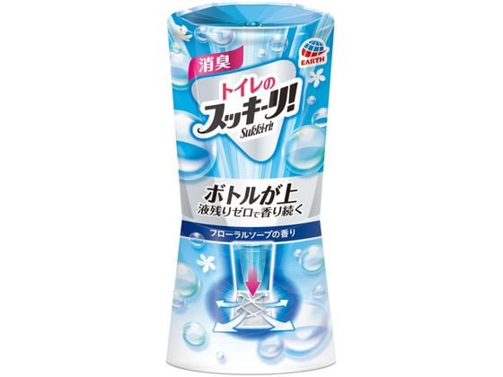 アース製薬 トイレのスッキーリ! フローラルソープの香り 400ml 1個（ご注文単位1個)【直送品】