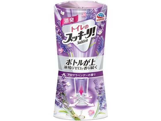 アース製薬 トイレのスッキーリ! アロマラベンダーの香り 400ml 1個（ご注文単位1個)【直送品】