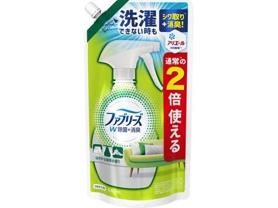 P&G ファブリーズW除菌 ほのかな緑茶の香り 詰替特大640ml 1個（ご注文単位1個)【直送品】