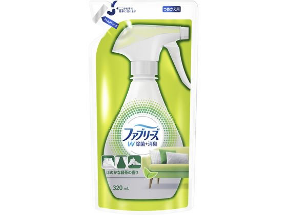 P&G ファブリーズW除菌 ほのかな緑茶の香り 詰替 320ml 1本（ご注文単位1本)【直送品】