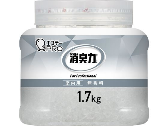 エステー 消臭力業務用クラッシュゲル 室内 本体1.7kg 無香料 1個（ご注文単位1個)【直送品】