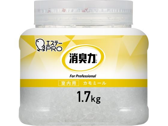 エステー 消臭力業務用クラッシュゲル 室内 本体1.7kg カモミール 1個（ご注文単位1個)【直送品】