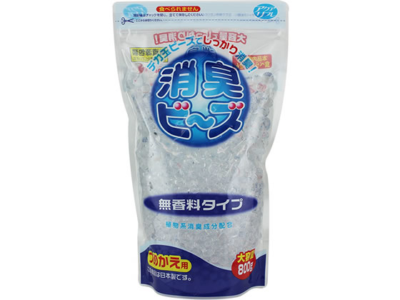 ライオンケミカル アクアリフレ消臭ビーズ詰替800g無香料 49110006 1個（ご注文単位1個)【直送品】