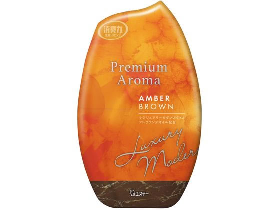 エステー お部屋の消臭力 Premium Aroma アンバーブラウン 400ml 1個（ご注文単位1個)【直送品】